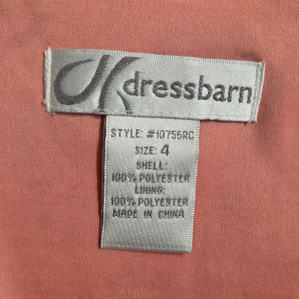 Y2K Fairycore Dressbarn Pink Paisley Midi Dress & Tie-Front Cardigan Size 4